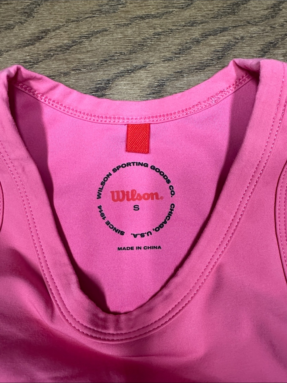 Wilson Pink Racerback Athletic Tank - Picture 2 of 5